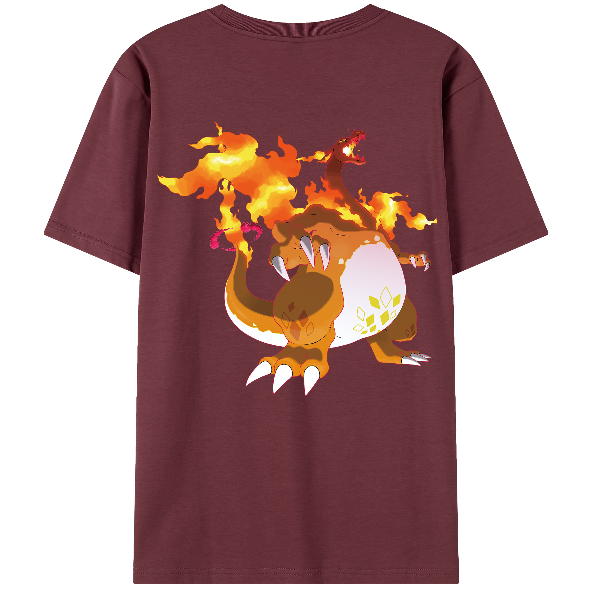（画像用） ポケットモンスター Pokémon 綿100％半袖Tシャツ（背面プリント）